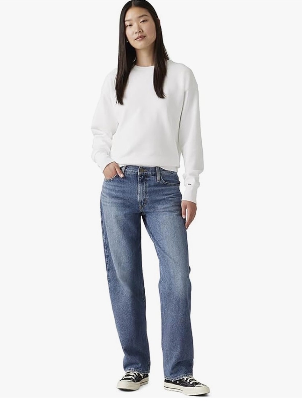Levi's Women's 94 Baggy Wide-Leg Denim Jeans